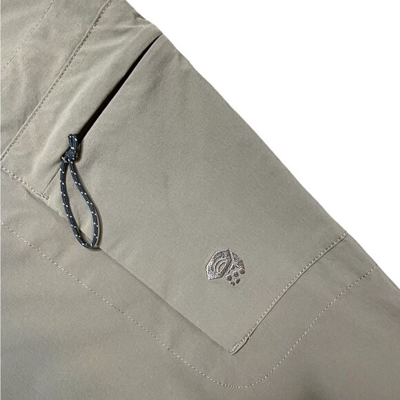 MOUNTAIN HARDWEAR Yuma Convertible Pants Capri Tan Size 8 - Picture 6 of 8